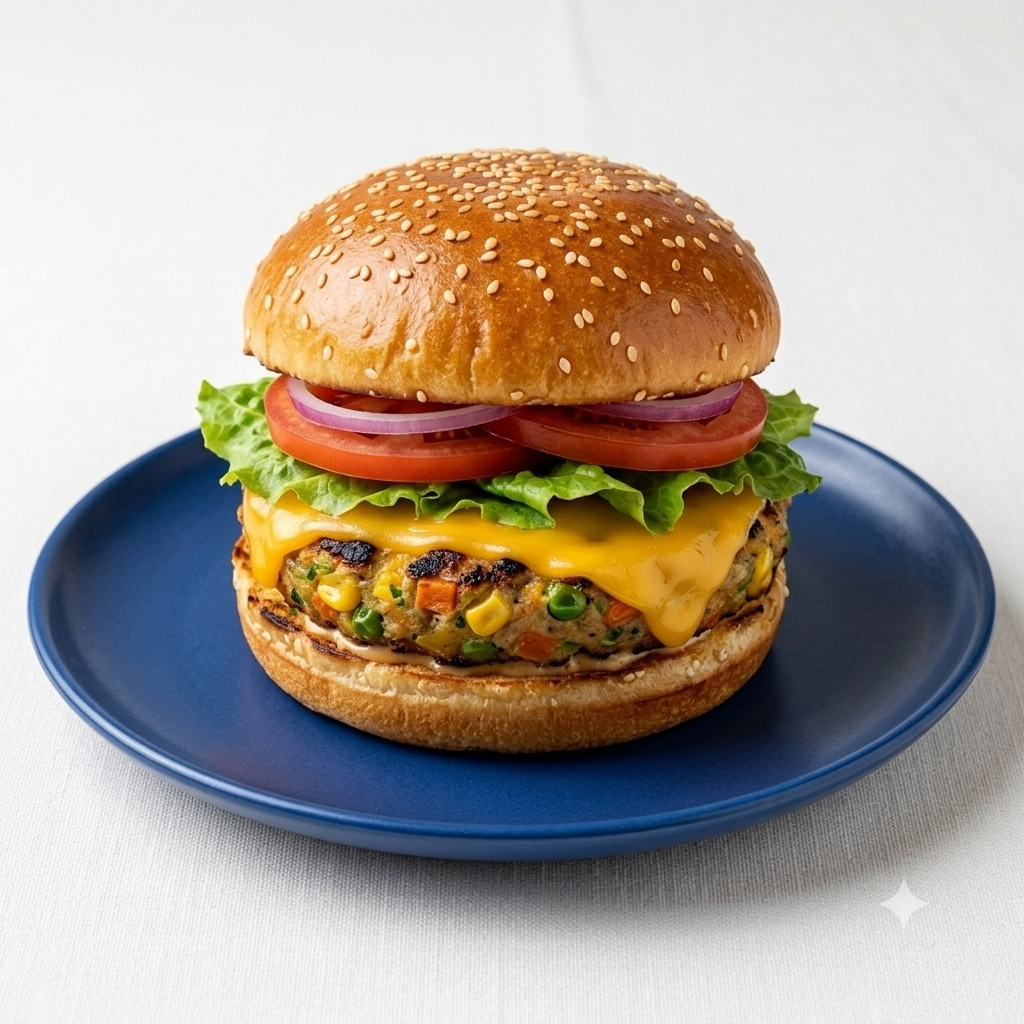 Veg Cheese Burger